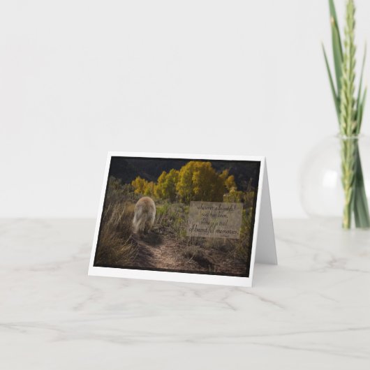 schönes Soul-Leonberger-Beileid Karte (Vorderseite)