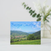 Schönes Spanisches Dorf im Baskenland Postkarte (Stehend Vorderseite)