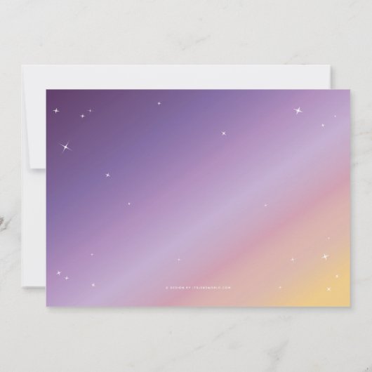 Schönes Sparkling Spider Web-Halloween-Party Einladung (Rückseite)