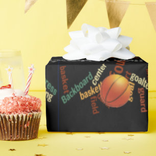 Schönes Spiel I Liebe Basketball Geschenkpapier