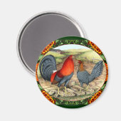 Schönes Spielgezäunt Magnet (Vorderseite/Rückseite)