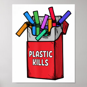 Schönes Sprichwort für den Umweltschutz Poster