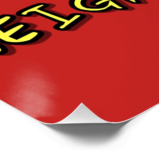 Schönes Sprichwort oder Zitat für Kaffeeliebhaber Poster (Ecke)