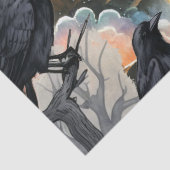 Schönes Spuk Halloween-Dekoupage Seidenpapier (Detail)