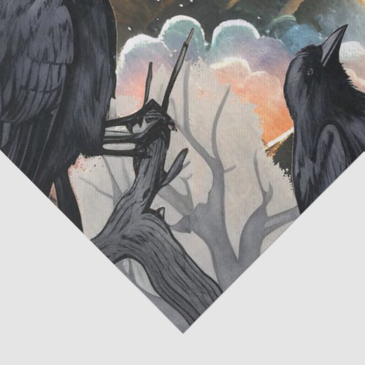 Schönes Spuk Halloween-Dekoupage Seidenpapier (Detail)