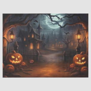Schönes Spuk Halloween-Dekoupage Seidenpapier