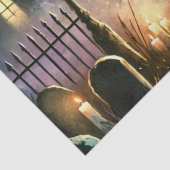 Schönes Spuk Halloween-Dekoupage Seidenpapier (Detail)