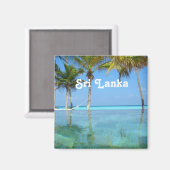 Schönes Sri Lanka Magnet (Vorderseite/Rückseite)