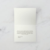 Schönes Starfish Aqua Wasserfarbenes Brautparty Dankeskarte (Innenseite)