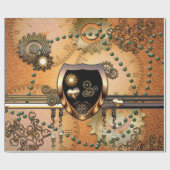 Schönes steampunk geschenkpapier (Flach)