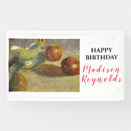 Schönes Stillleben mit Antique und Obst Banner