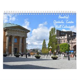 Schönes Stockholm, Schweden Mauerkalender Kalender