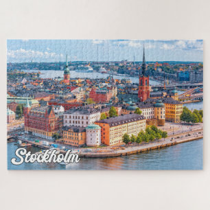 Schönes Stockholm, Schweden Puzzle