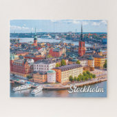 Schönes Stockholm, Schweden Puzzle (Horizontal)