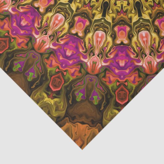 schönes Stoffteppichmuster Seidenpapier (Detail)