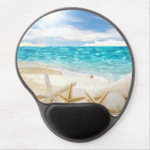 Schönes Strand-Gel Mousepad