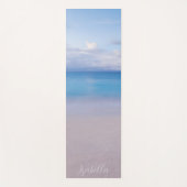 Schönes Strandmeer Personalisiert Yogamatte (Vorderseite)
