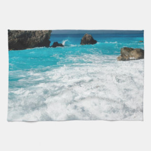 Schönes Strandwasser Surf Aloha Hawaiian Wedding Handtuch