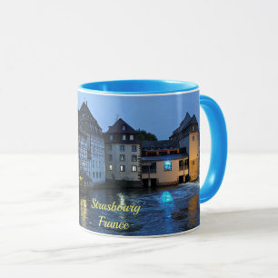 Schönes Straßburg, Frankreich (bezeichnet) Tasse