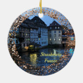 Schönes Straßburg, Frankreich Keramik Ornament Fra (Hinten)