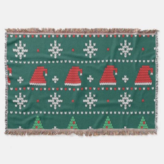 Schönes Strickmuster Decke (Vorderseite)