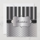 Schönes Stripsilber | Jeder Fall Einladung (Vorderseite)