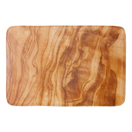 Schönes Stück Holz Badematte (Vorderseite)