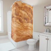 Schönes Stück Holz Duschvorhang (Beispiel)