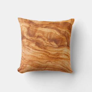 Schönes Stück Holz Kissen