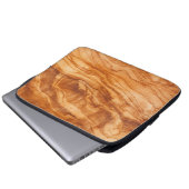 Schönes Stück Holz Laptopschutzhülle (Vorne Knopf)