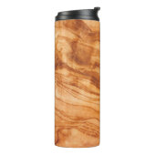 Schönes Stück Holz Thermosbecher (Nach links gedreht)
