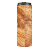Schönes Stück Holz Thermosbecher (Rückseite)