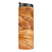 Schönes Stück Holz Thermosbecher (Nach rechts gedreht)