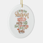 Schönes Südbild, das ich von Südbelle aus entdecke Keramik Ornament (Rechts)