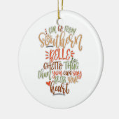 Schönes Südbild, das ich von Südbelle aus entdecke Keramik Ornament (Links)