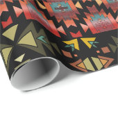 Schönes südwestliches Aussehen Geschenkpapier (Rolleneckpunkt)