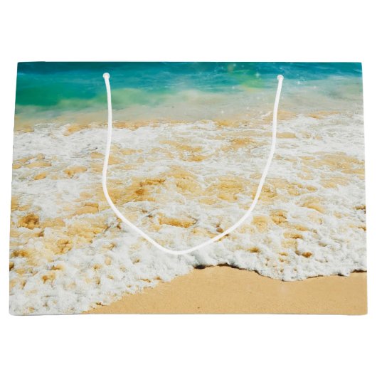 Schönes Summer Beach Sunset Foto Große Geschenktüte (Vorderseite)