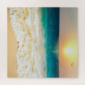 Schönes Summer Beach Sunset Foto Puzzle (Horizontal)