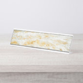 Schönes Summer Beach Sunset Foto Schreibtischnamensplakette (Vorderseite )