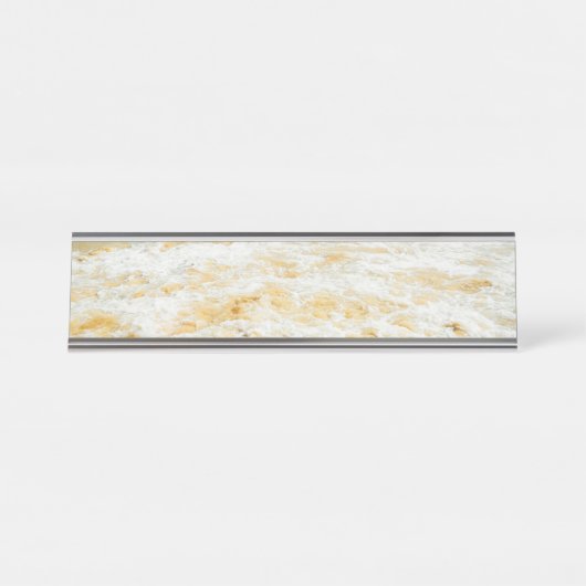 Schönes Summer Beach Sunset Foto Schreibtischnamensplakette (Vorderseite )