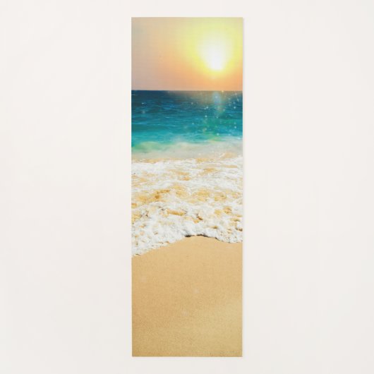 Schönes Summer Beach Sunset Foto Yogamatte (Vorderseite)