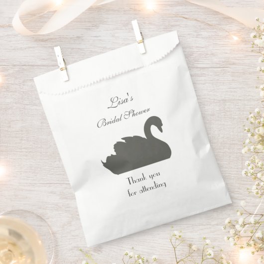 Schönes Swan Brautparty Geschenktütchen (Ausgeschnitten)