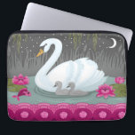 Schönes Swan Laptop Sleeve<br><div class="desc">eine schöne Schwanenbuchse</div>