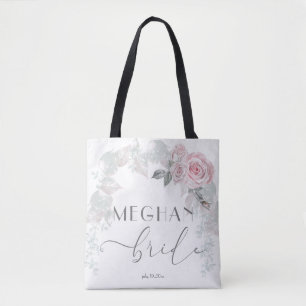 Schönes Sweetheart Pink Roses BarefootBride™ Tasche