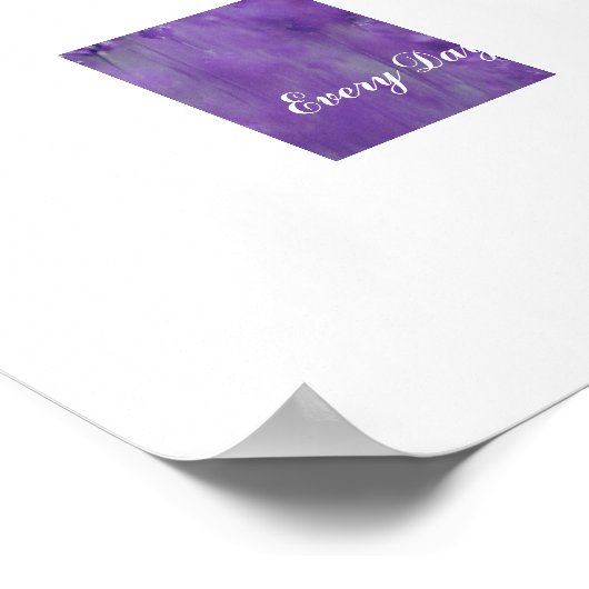 Schönes Tagesposter Poster (Ecke)