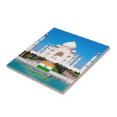 Schönes Taj Mahal Indien ProFoto Fliese (Seite)