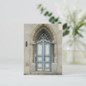 Schönes Tallinn, Estnischer Stein und Holztüren Postkarte (Stehend Vorderseite)