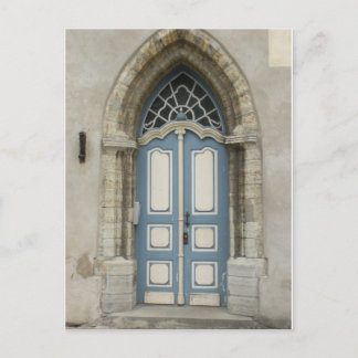 Schönes Tallinn, Estnischer Stein und Holztüren Postkarte