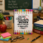 Schönes Teacher-Wertungsangebot Notizblock