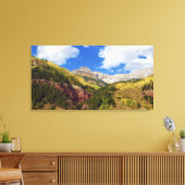 Schönes Telluride im Goldenen Herbst Leinwanddruck (Insitu (Wohnzimmer))